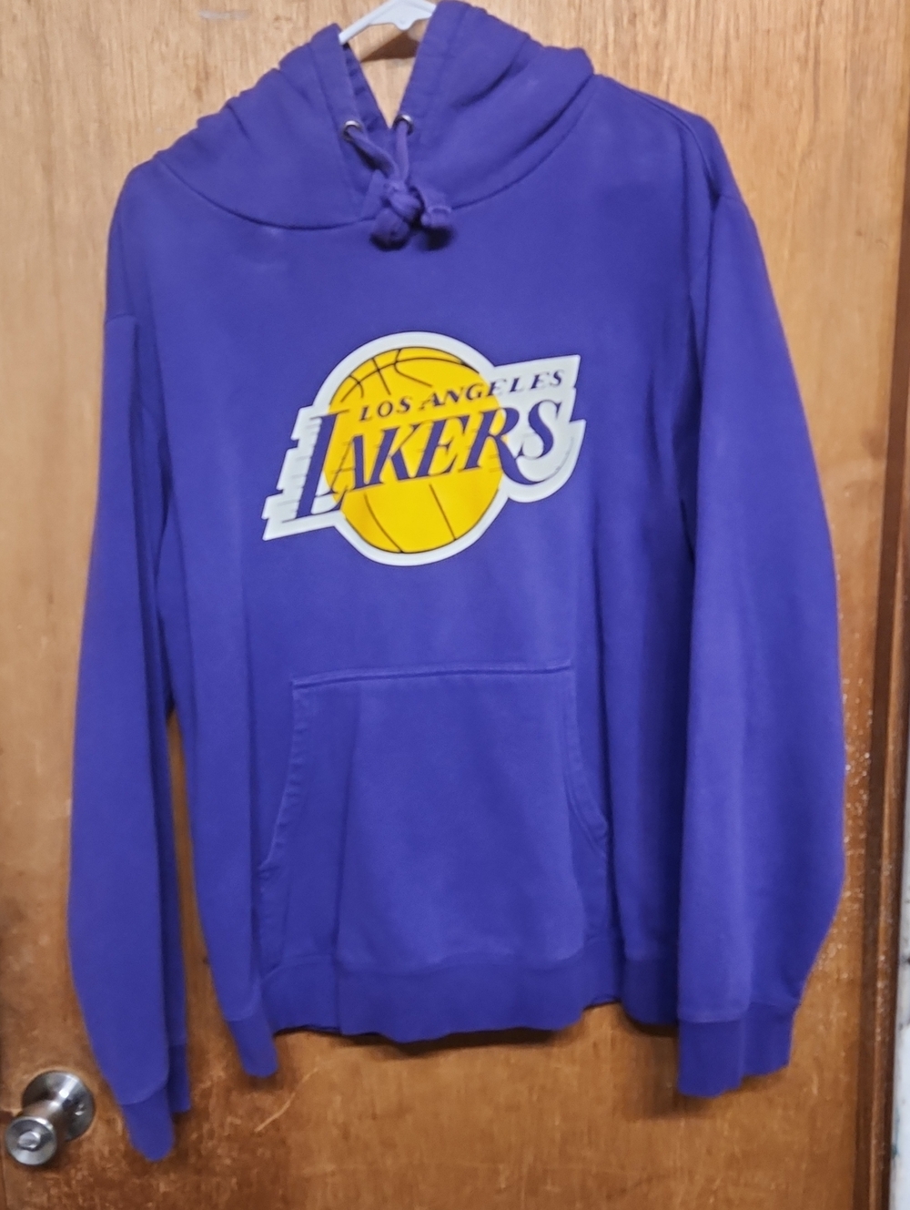 NBA Los Angeles Lakers Purple Hoodie with Yellow Logo